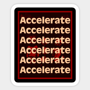 Acceleration Friends Sticker